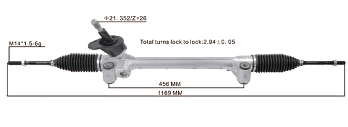 Crémaillères de direction — Buick Excelle GT / GX 2015– / Cavalier 2016– — 90921853