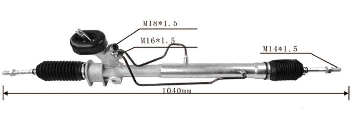 Steering racks — Chevrolet Aveo T250 2005– — 09020408