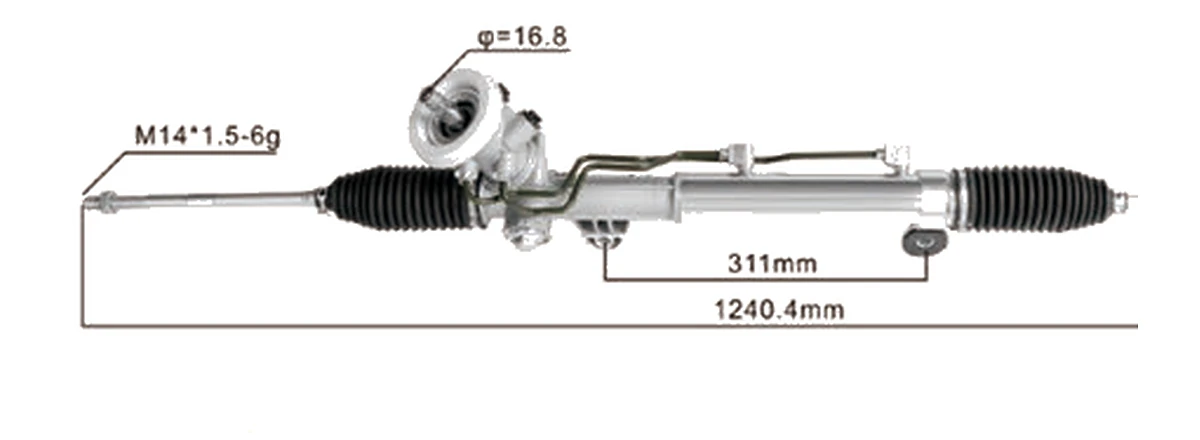 Steering racks — Chevrolet Impala 2004–2011 / Monte Carlo 2004–2007 — 19207777 / 26021769 / 88955466