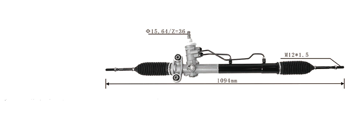 Steering racks — Chevrolet Matiz 2005– / Matiz G2 / Pontiac Matiz / FSO Matiz — 96879493