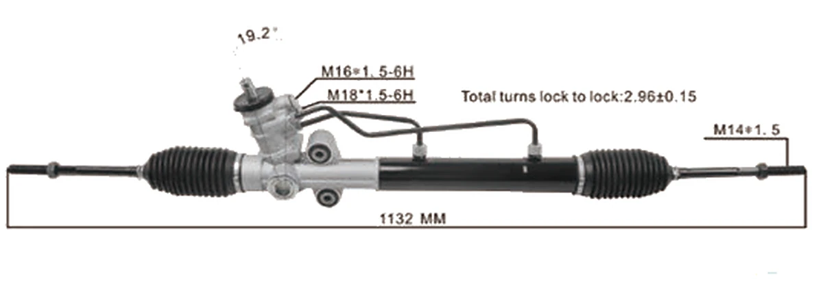 Crémaillères de direction — Chevrolet Lacetti / Excelle / Optra — 95209431 / 96952196 / 96451425