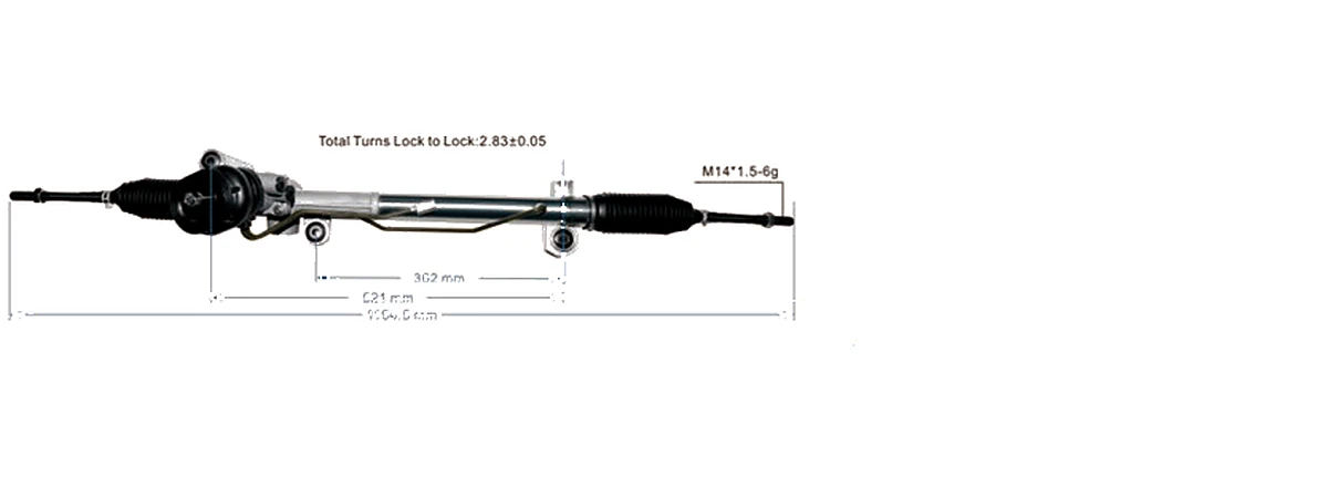 Crémaillères de direction — Chevrolet Sail 2015– — 26212090 / 26212091