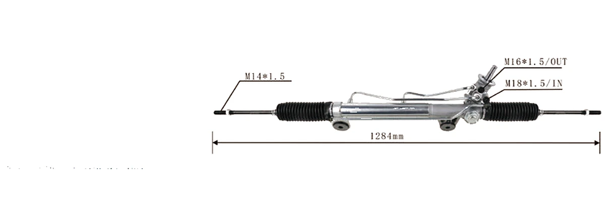 Crémaillères de direction — Chevrolet Silverado 1500 2WD 2000–2007 — 19152330 / 19133675 / 19330428