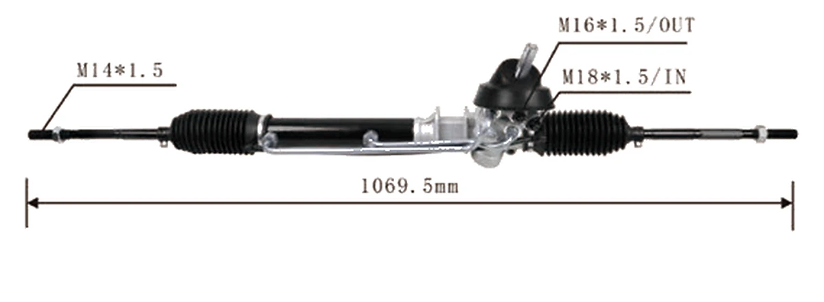 جير التوجيه — Chevrolet Tornado 2012–2017 — 94754800
