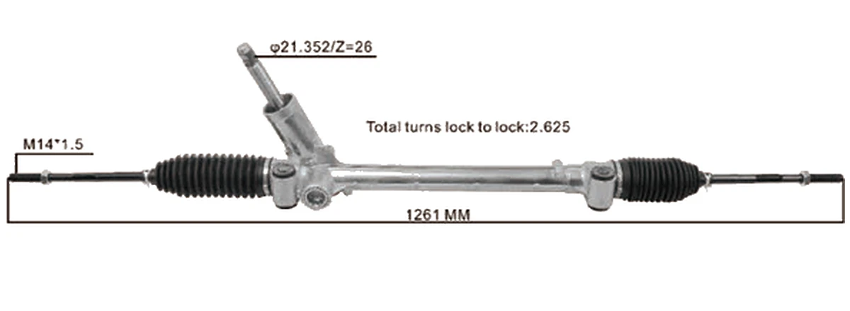 Crémaillères de direction — Chevrolet Trax / Tracker / Buick Encore 2013– — 42514718 / 42514719