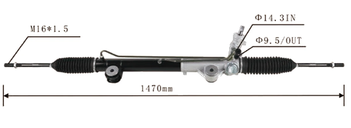 Steering racks — Ford F-150 Lobo 2WD 2004–2008 — 4L3Z-3504-CB