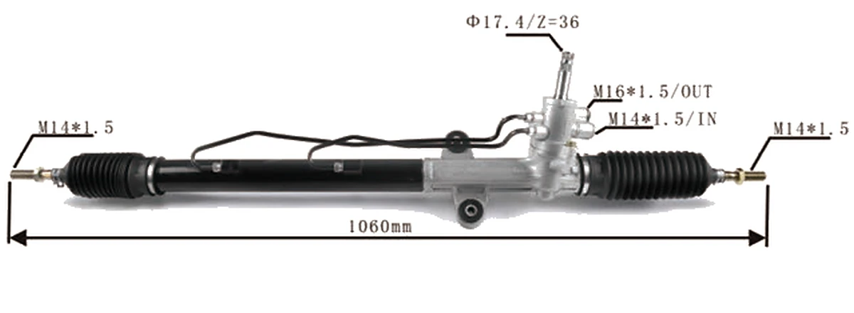 Cremalleras de dirección — Honda Accord 1998– — 53601-S84-G04 / 53601-S84-A03
