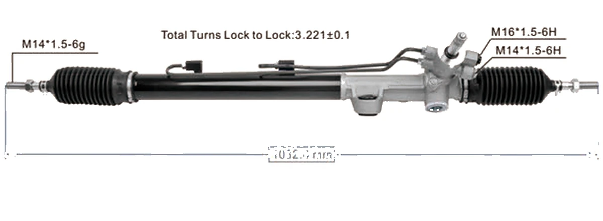 Cremalleras de dirección — Honda Accord 1998– — 53601-S84-A02