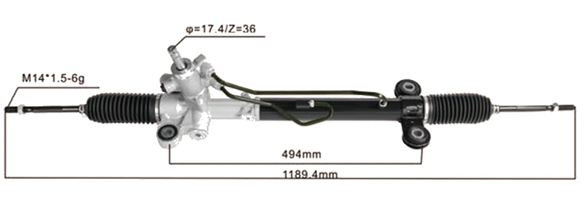 جير التوجيه — Honda Acura — 53601-STK-A02 / 53601STKA04