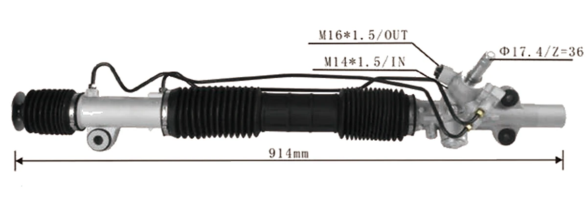 Steering racks — Honda Civic Dimension 2000– — 53606-S5A-J01