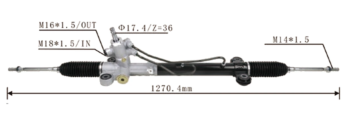 Steering racks — Honda CR-V RE4 2007– — 53601-SWA-A01 / 53601-SXSA03