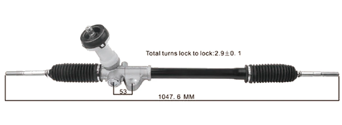 Crémaillères de direction — Hyundai / Kia Accent 2011–2017 / Rio 2011–2014 / i20 2014–2018 — 56500-1R101 / 56500-1R001 / 56500-1W100