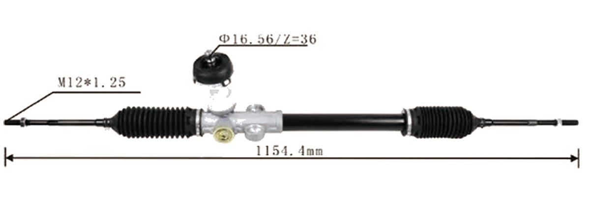 جير التوجيه — Hyundai / Kia i10 2007–2013 / Morning / Picanto — 56500-0X000 / 56500-0X500