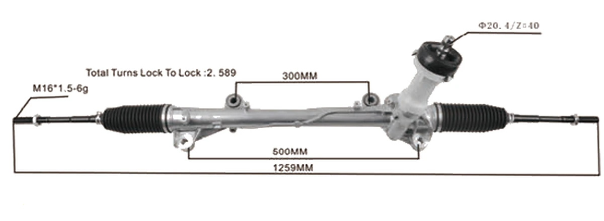 Cremalleras de dirección — Hyundai / Kia Lafesta 2016– / Elantra 2015– — 56500-J1000 / 56500-F2100 / 56500-F2000