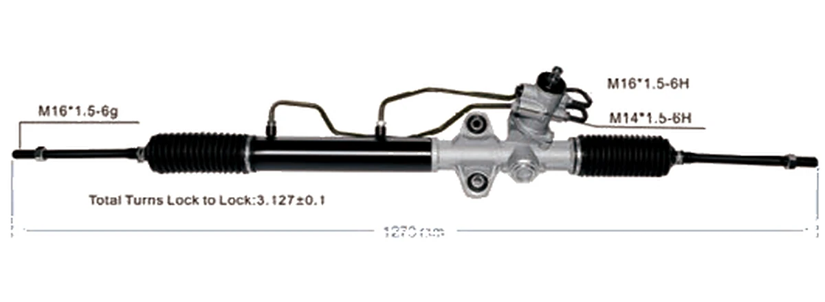 جير التوجيه — Hyundai / Kia Porter II 2004– / H-100 2004– — 57700-4F000 / 71344-86001