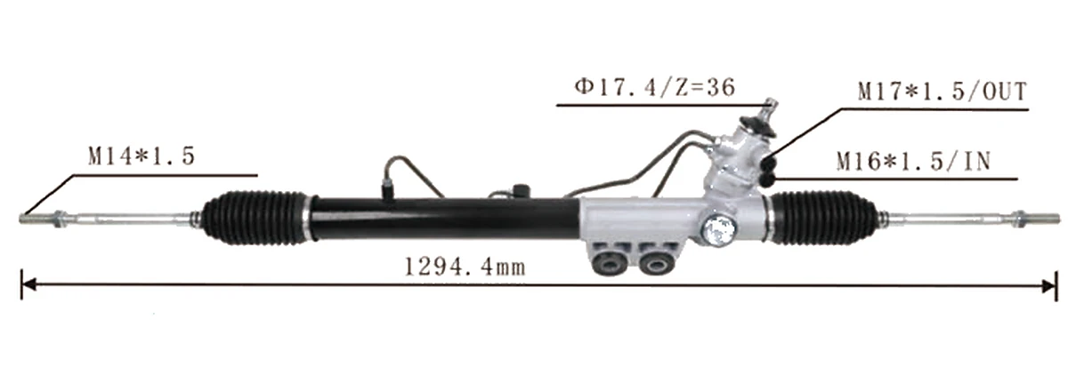 Steering racks — Isuzu D-Max 2WD 2012– — 8-97946130-1