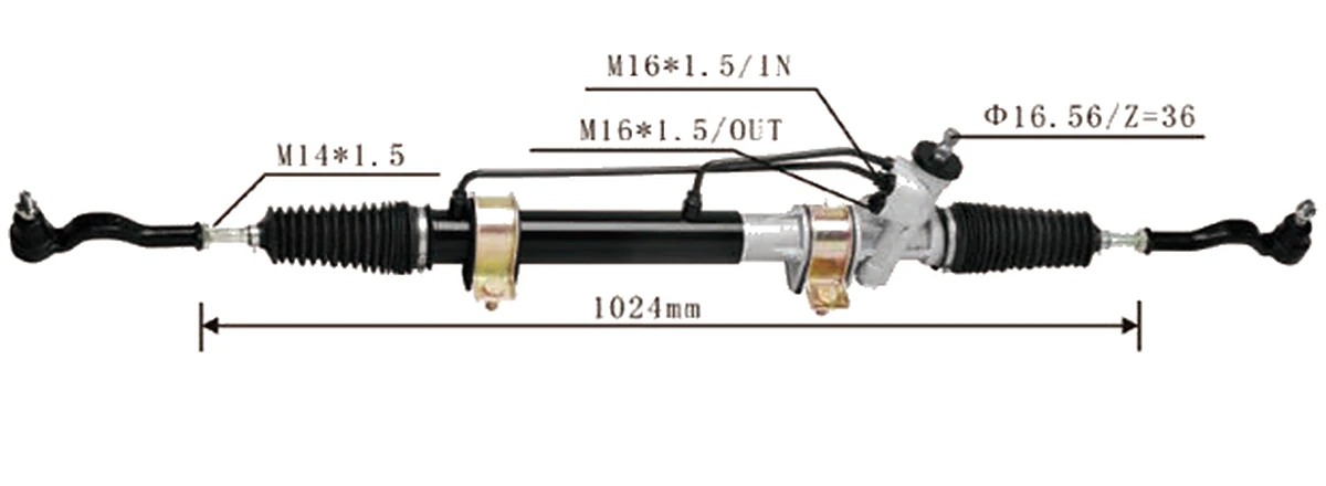 Steering racks — Hyundai / Kia Besta / Bongo / K2700 — 0K70A-32-110