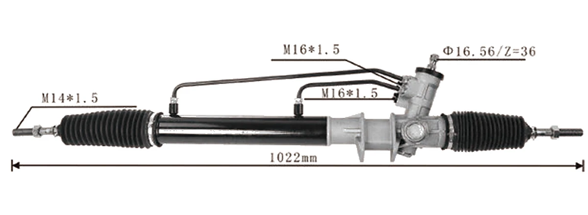 جير التوجيه — Hyundai / Kia Bongo Frontier 1997–2005 — 0K72A-32-110 / 0K79A-32110A / 0K79A-32110