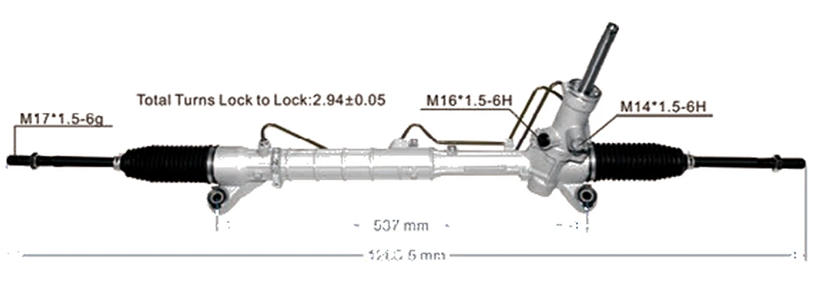 جير التوجيه — Mazda 3 2004– — BP4L-32-110 / BP6L-32-110 / CC29-32-110A