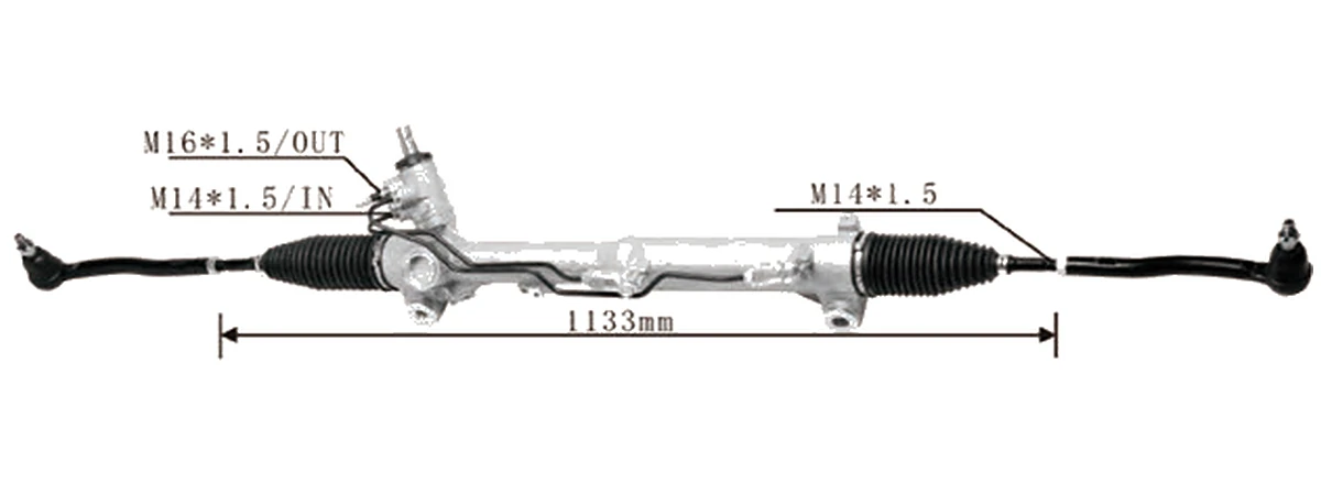 Cremalleras de dirección — Mazda BT-50 2WD / Ford Ranger 2006– — UA3N-32-110