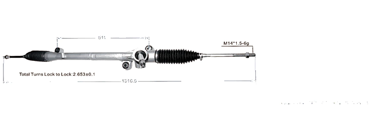 Crémaillères de direction — Mazda CX-5 2012– — K011-32-110M
