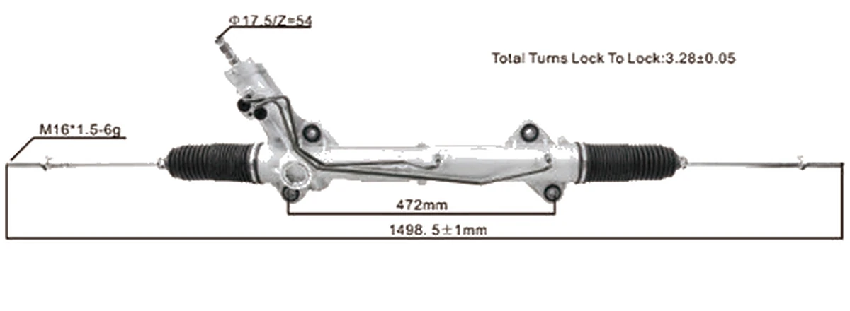 Steering racks — Mercedes-Benz Sprinter 2006– — A906-460-1400 / A906-460-1800