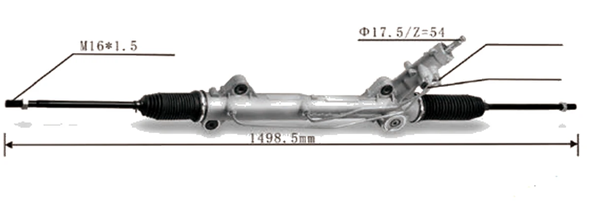 Cremalleras de dirección — Mercedes-Benz Sprinter 2006– / VW Crafter 2008–2017 / Freightliner — 68048697AA / A9064600800 / 2E1419061