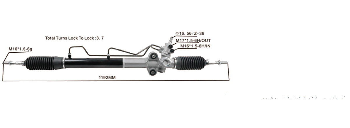 Cremalleras de dirección — Mitsubishi Montero / Shogun 2000– — MR374892 / MR554233 / 4410A139