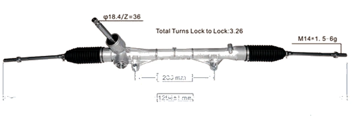Crémaillères de direction — Mitsubishi Xpander 2017– / Livina 2019– — 4410A769