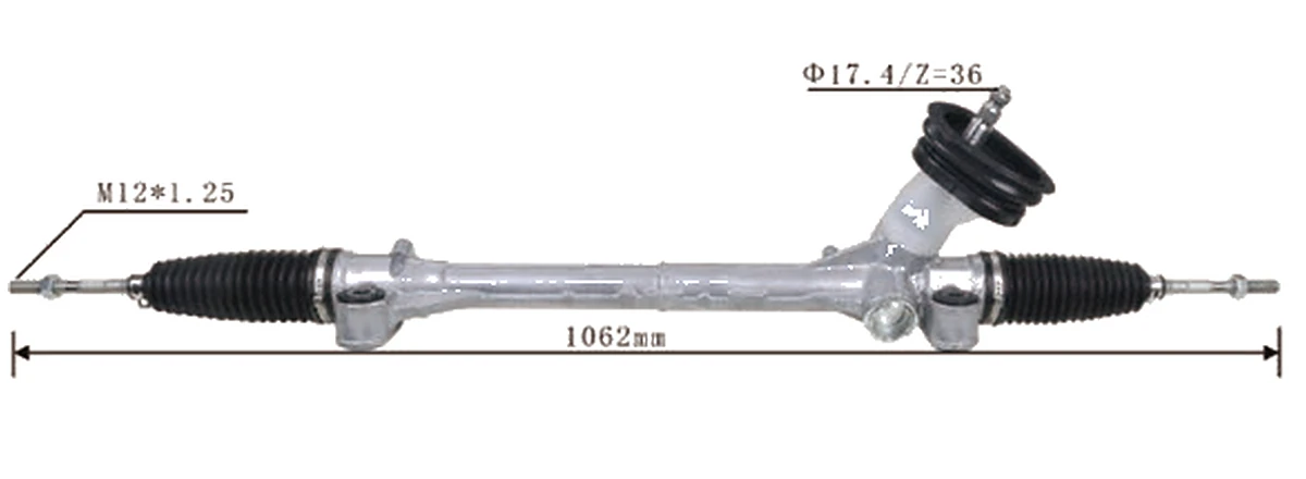 Crémaillères de direction — Nissan Micra K13 2011– / March — 48001-1HA9A / 48001-3BL0A / 48001-1HJ0A