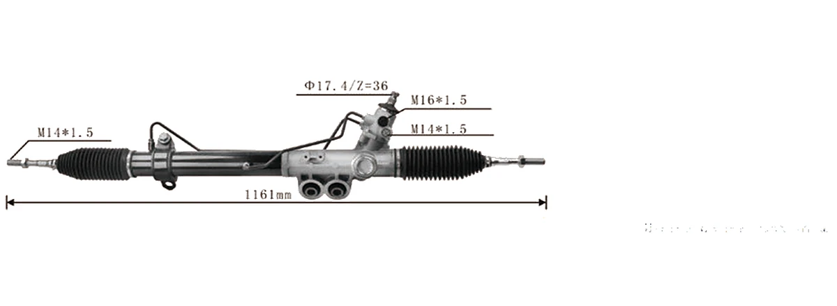 Crémaillères de direction — Nissan Navara — 49001-4KD0A / 49001-4KD1A