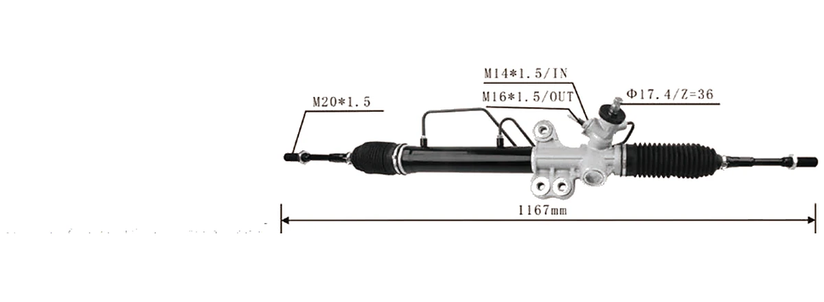 Steering racks — Nissan NV350 E26 Narrow Body 2013– — 49001-3XT0A