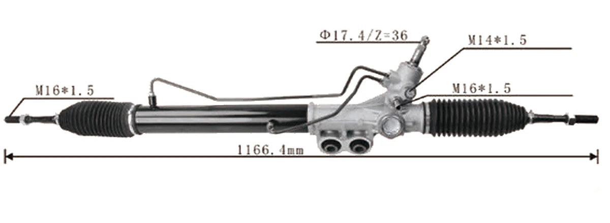 Crémaillères de direction — Nissan Pathfinder R51 / Frontier / Xterra 2006–2012 — 49001-EA000 / 49001-ZP00A / 49001-ZP50A