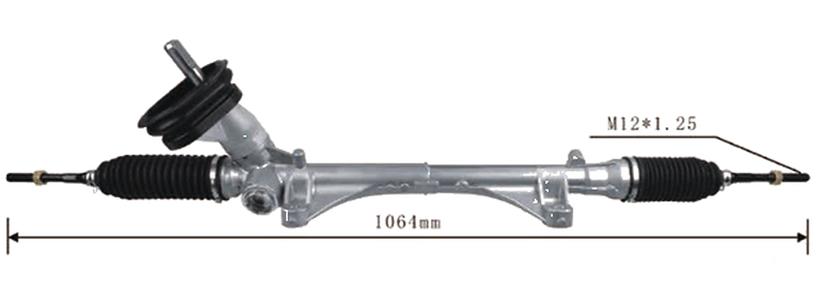 Cremalleras de dirección — Nissan Sentra B17 / Tiida C12 / Sylphy B17 2012– — 48001-3SG1A / 48001-9AN0A / 48001-3DN1A