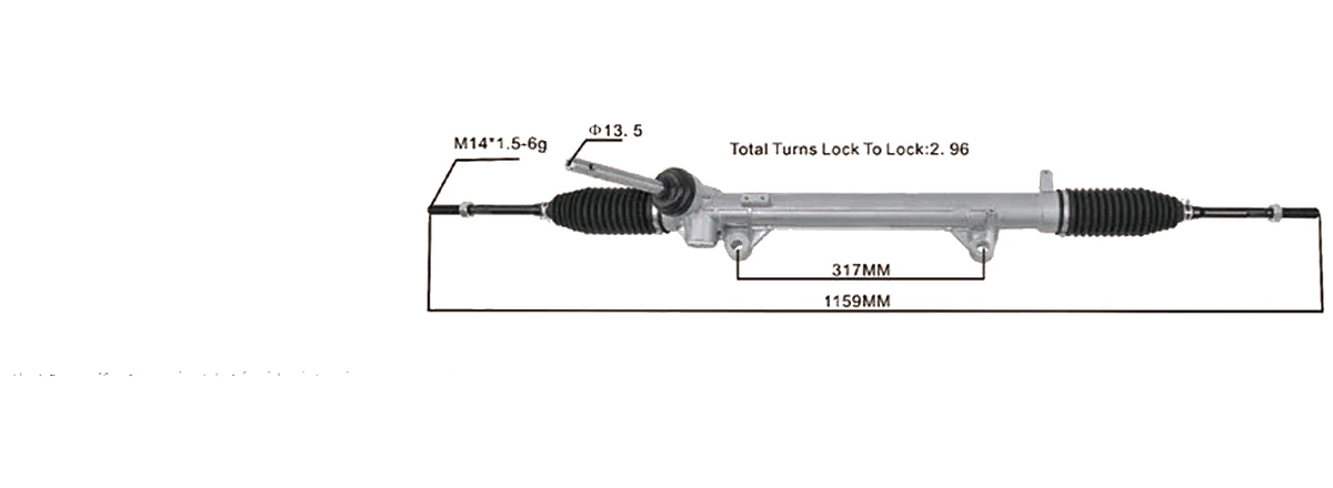 Steering racks — Nissan T90 — 48001-2GD0A