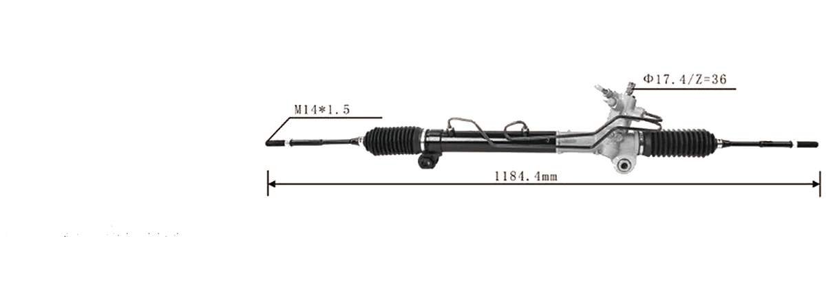Crémaillères de direction — Nissan X-Trail 2001– — 49001-8H92B / 49001-8H900 / 49001-8ES60C