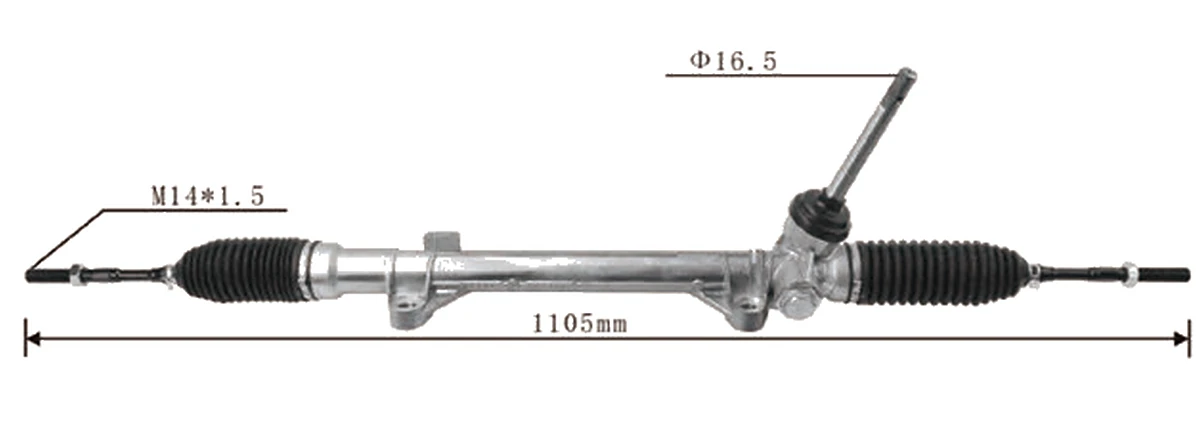 Cremalleras de dirección — Nissan X-Trail T31 2008– — 48001-JG00A / 48001-JG00B