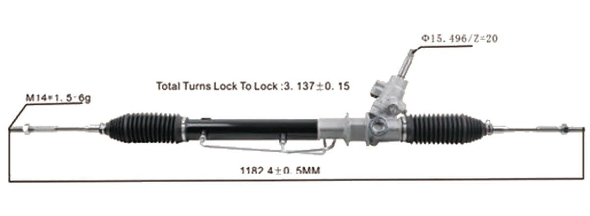 Crémaillères de direction — Subaru Legacy BE / BH 1999–2004 / Forester SF 1998–2002 — 34110AE11B / 34110FC010