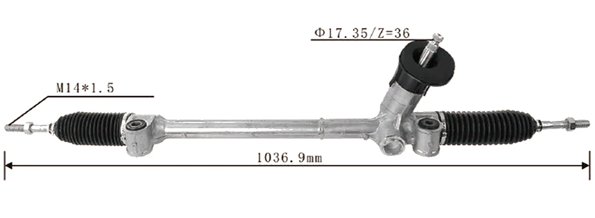 Crémaillères de direction — Suzuki Ertiga 2012– — 48500M74I03