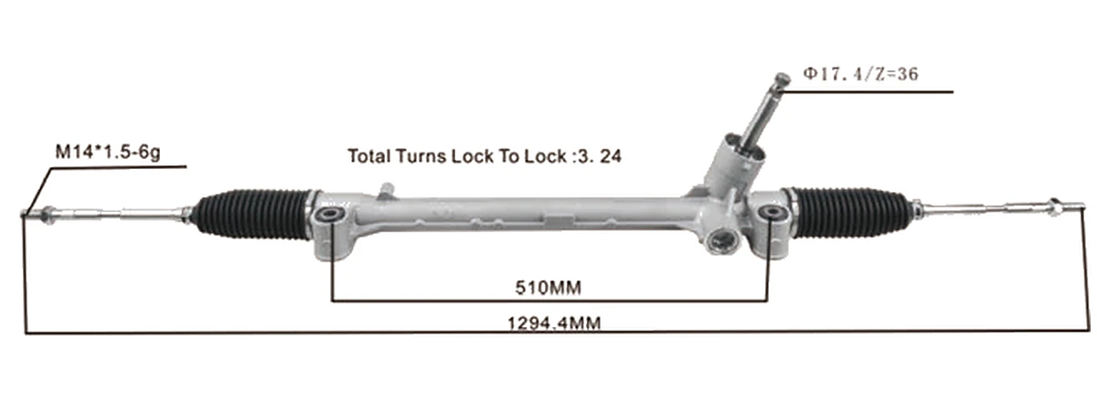 Cremalleras de dirección — Suzuki All New Ertiga 2018– — 48500-73R00-000