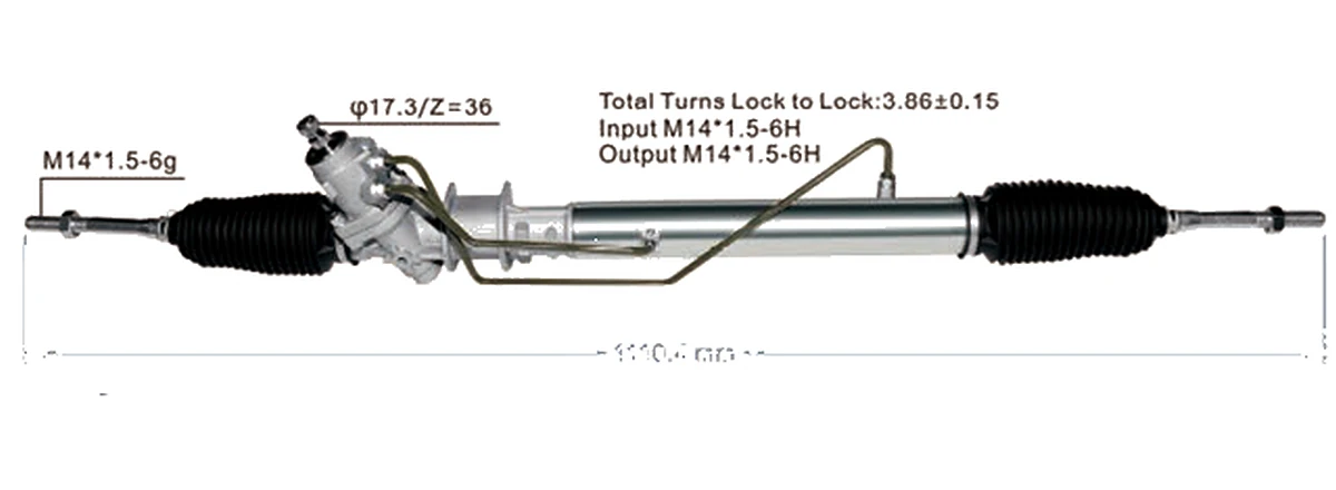 Cremalleras de dirección — Suzuki Vitara 2000– — 48580-65D51
