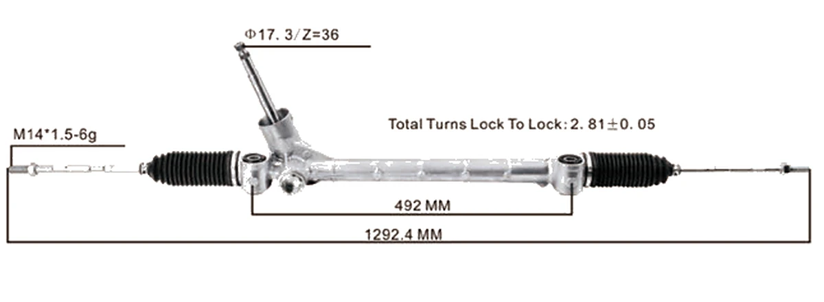 Steering racks — Suzuki Vitara / Escudo 2017– — 48580-54P51