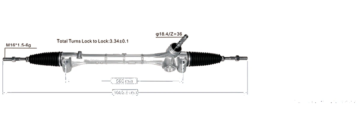 Steering racks — Toyota Alphard / Vellfire / Lexus LM 2015– — 45510-58060
