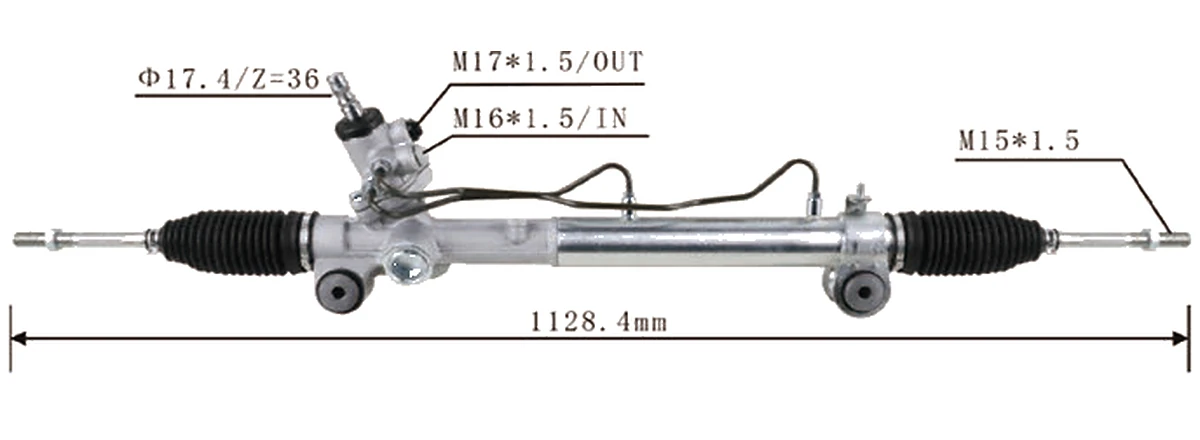 جير التوجيه — Toyota Avalon / Lexus ES300–ES350 — 44250-42100 / 44250-42020 / 44250-42042