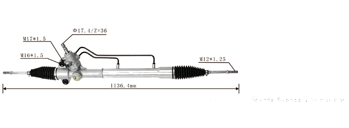 Crémaillères de direction — Toyota Avanza 1.3 2003– — 44200-BZ010