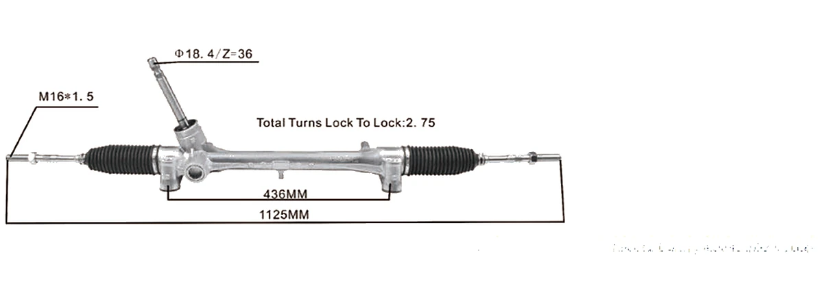 Steering racks — Toyota C-HR / Yaris 2018– — 45510-F4010