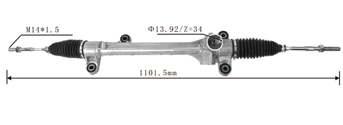 جير التوجيه — Toyota Corolla 2001– — 45510-47010