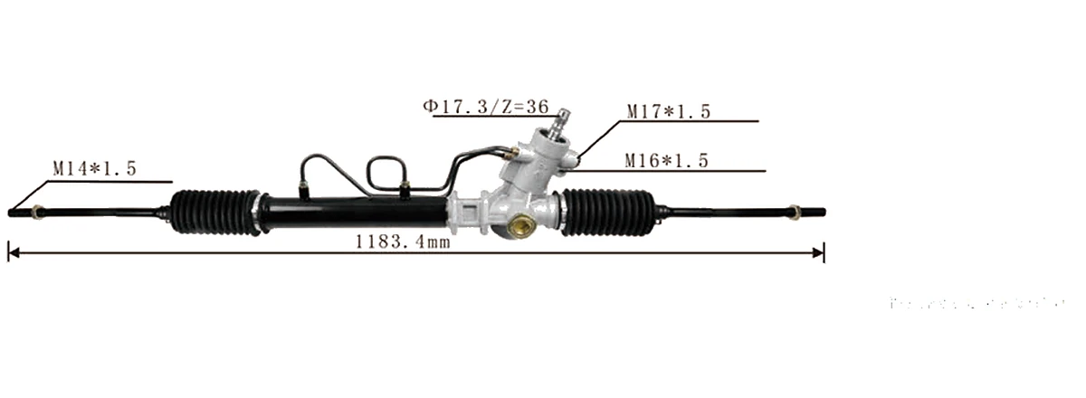 Crémaillères de direction — Toyota Corolla AE100 1991–1995 — 44250-12290 / 44250-12420