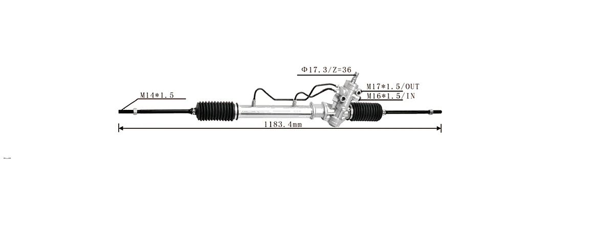 Crémaillères de direction — Toyota Corolla AE95 1990–1995 — 44250-12232