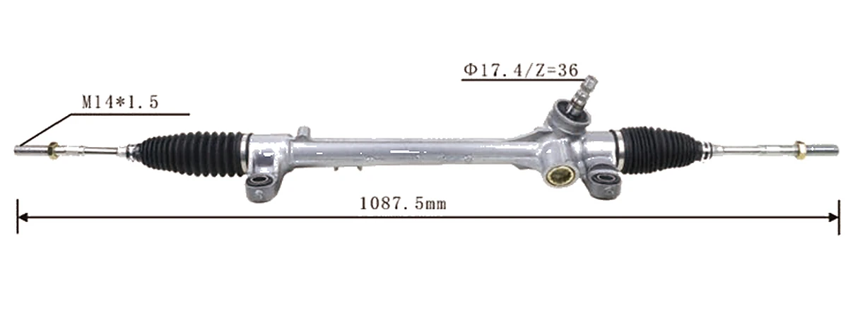 Steering racks — Toyota Corolla ZZE141 2007–2014 — 45510-12460 / 45510-02200